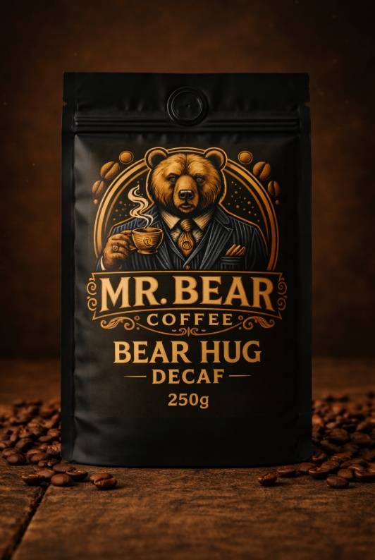 Mr. Bear Bear Hug Decaf coffee