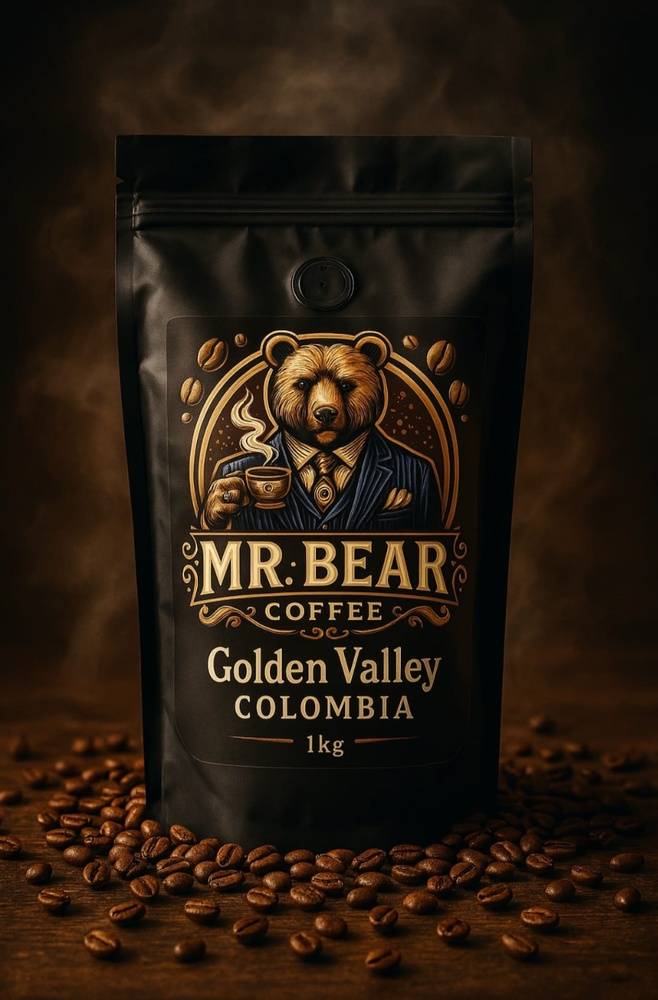Mr. Bear Golden Valley Colombia coffee